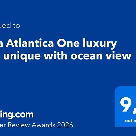 Atlantica One Luxury And Unique With Ocean View Villa